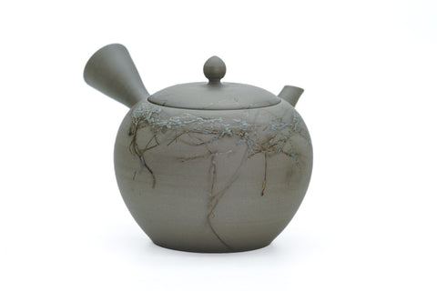 Grey Mogake Maru-gata Kyusu  - 300ml