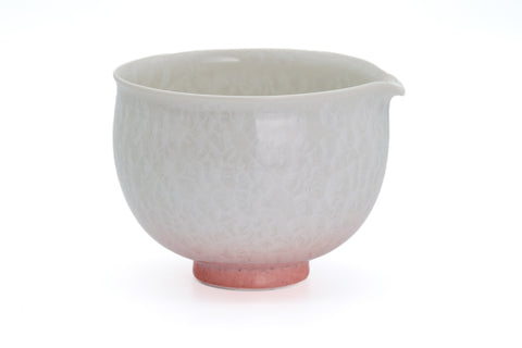 Pink Gradient Hanakessho Crystal Glaze Spouted Matcha Bowl