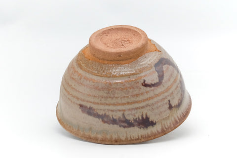 Japanese Matcha Bowl - Abstract Brown Drip-Glazed Chawan - 300ml