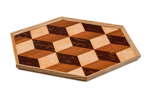 Kabazaiku Maru-bon - Trick Wooden Cherry Bark Tray