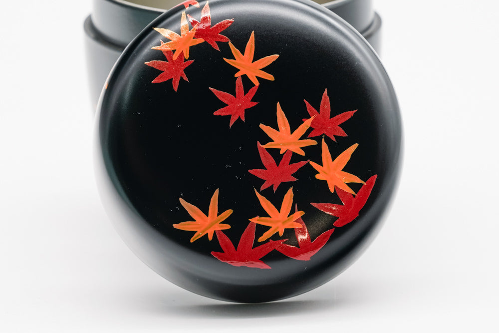 Momiji Natsume - Black Lacquer Tea Caddy – Tezumi