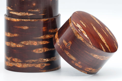 Kabazaiku Chazutsu - Wooden Cherry Bark Tea Canister