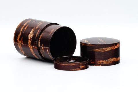 Kabazaiku Chazutsu - Wooden Cherry Bark Tea Canister