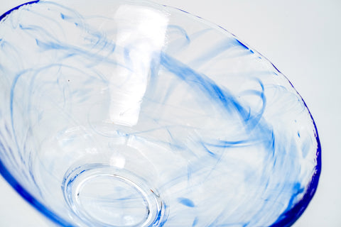 Lapis Lazuli Glass Matcha Bowl