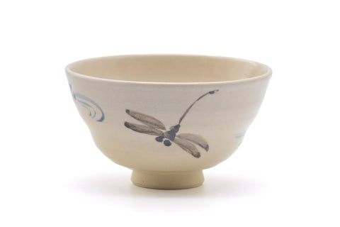 Japanese Matcha Bowl - Dragonfly Kyo Chawan - 300ml