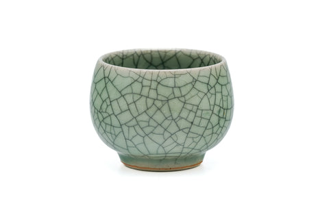 Japanese Teacup - Celadon Obori Soma-yaki Yunomi - 140ml