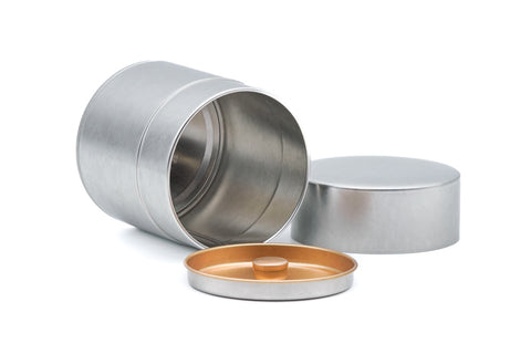Silver Metal Tea Canister - 150g
