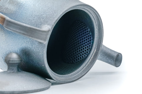 Metallic Glazed Rear-Handled Tokoname Teapot - 140ml