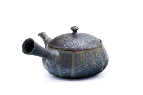 Metallic Ash-Glazed Tokoname Teapot - 280ml