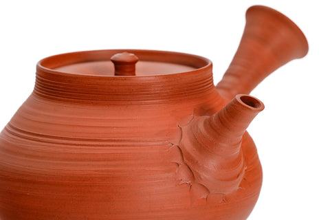 Hon-Shudei Hiranasu-gata Tokoname Teapot - 250ml