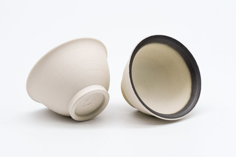 Tea Set - Flat Tokoname Kyusu with Two Gyokurowan