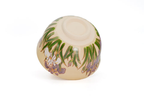 Irises Kyō-yaki Chawan