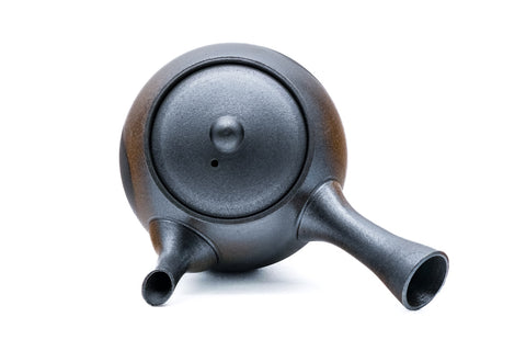 Tea Set - Metallic Glazed Teapot with Two Teacups