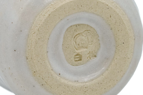 Japanese Teacup - White Mino-yaki Yunomi - 90ml