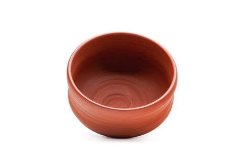 Japanese Matcha Bowl - Unglazed Tokoname Red Shudei Chawan