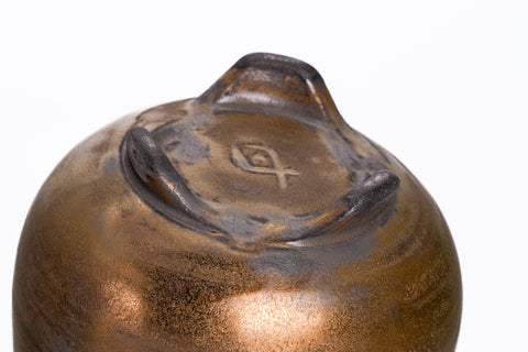 Kurokinsai Lidded Kōro - Incense Censer