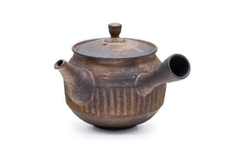 Kurokinsai Striped Tokoname Teapot - 250ml