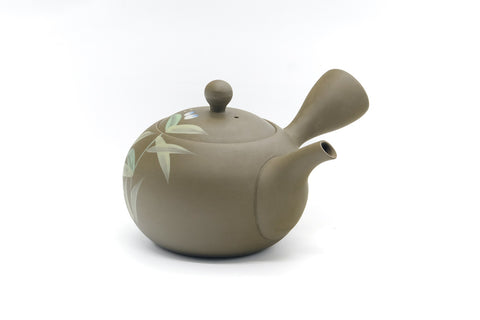 Japanese Kyusu - Floral Ryokudei Tokoname Teapot - 300ml