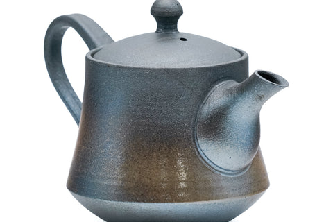 Metallic Glazed Rear-Handled Tokoname Teapot - 140ml