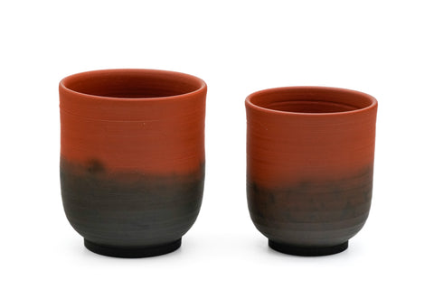 Black Red Yōhen Meoto Tokoname Tea Set