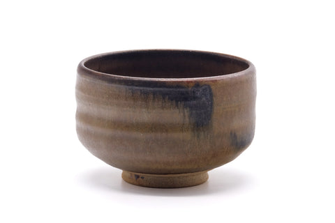 Japanese Matcha Bowl - Brown Black Mottled Chawan - 550ml