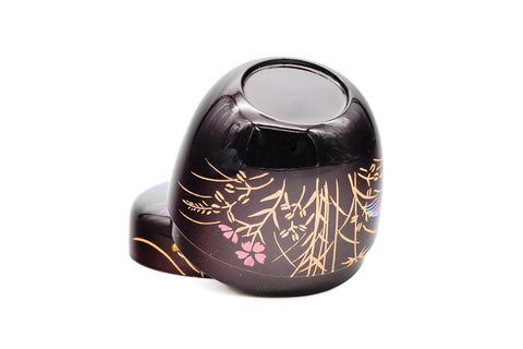 Akigusa Natsume - Autumn Plants Lacquer Tea Caddy