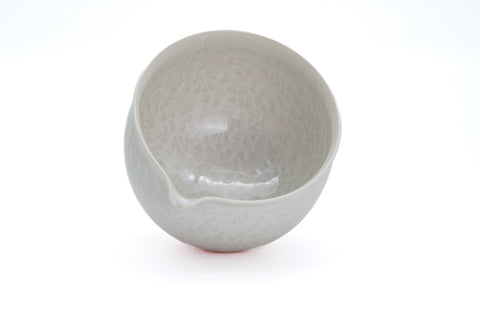 Pink Gradient Hanakessho Crystal Glaze Spouted Matcha Bowl