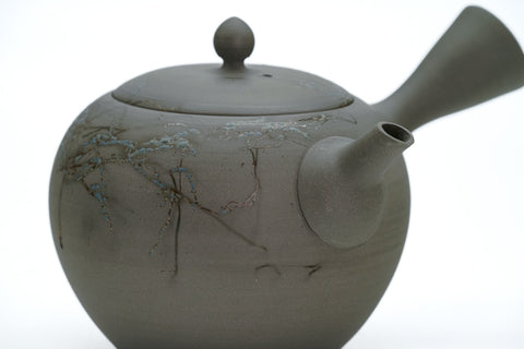 Grey Mogake Maru-gata Kyusu  - 300ml