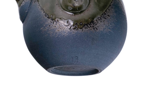 Blue Wavy Glaze Tokoname Teapot - 260ml