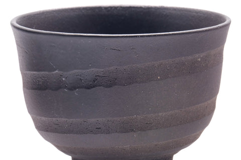 Japanese Matcha Bowl - Spiraling Stoneware Chawan - 450ml
