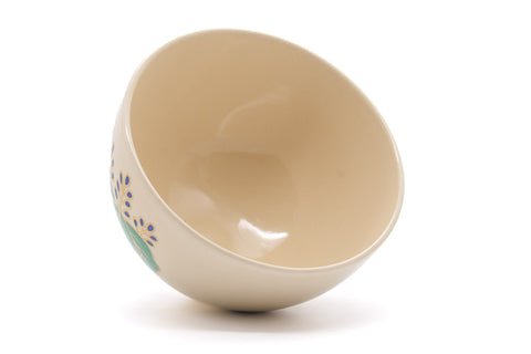 Japanese Matcha Bowl - Chrysanthemum Paulownia Crest Kyo Chawan - 350ml