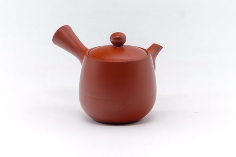 Japanese Kyusu - Small Tokoname Red Shudei Teapot - 125ml