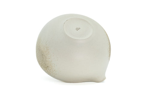 Ash-splattered Spouted Matcha Bowl