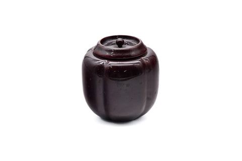 Japanese Chaire - Wooden Lacquered Akoda Tea Caddy