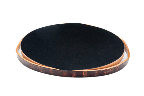 Ōdate Magewappa Kabazaiku Kasanegasane Bon - Wooden Cherry Bark Handled Tray