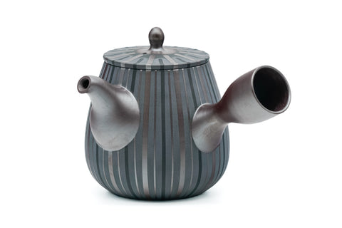 Purple Striped Banko-yaki Teapot - 250ml