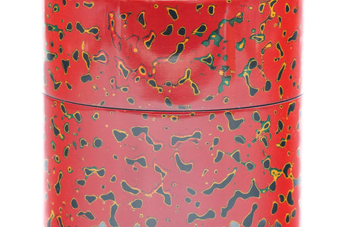 Aka Kara-Nuri Chazutsu - Red Lacquerware Tea Canister
