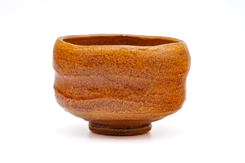 Japanese Matcha Bowl - Vintage Candy Glazed Raku-yaki Chawan