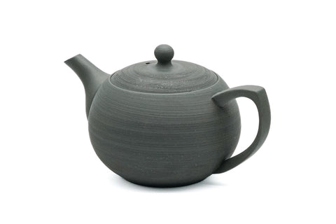 Ryokudei Pine Bark Tokoname Rear-Handled Teapot - 190ml