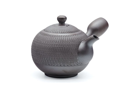 Round Shidei Tochiri Banko-yaki Teapot - 300ml