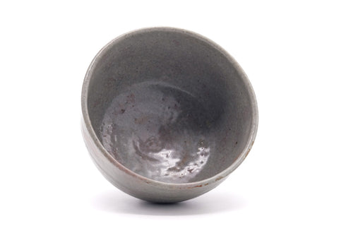 Japanese Matcha Bowl - Vintage Grey Pink Chawan - 400ml