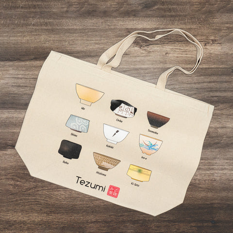Tezumi Tote Bag - Classic Chawan Styles