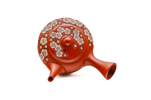 Double-Layer Plum Blossom Tokoname Teapot - 250ml