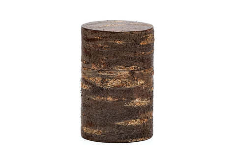 Kabazaiku Chazutsu -Unpolished Wooden Cherry Bark Tea Canister