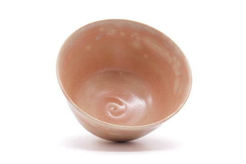 Japanese Matcha Bowl - Beige Pink Gohone Hagi Ido Chawan - 400ml