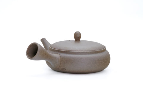 Yakishime Flat Tokoname Teapot  - 200ml