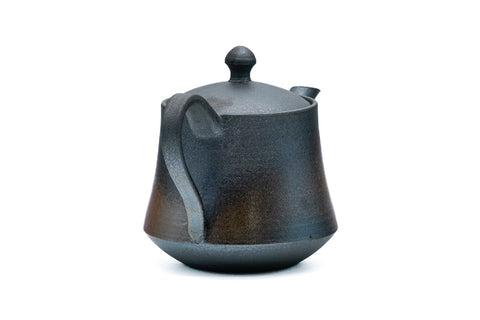 Metallic Glazed Rear-Handled Tokoname Teapot - 140ml