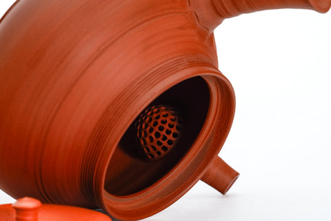 Hon-Shudei Hiranasu-gata Tokoname Teapot - 250ml