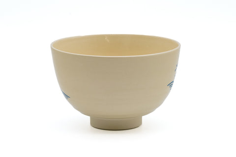 Crescent Moon Upon the Waves - Kyo-yaki Chawan