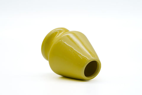 Yellow Seto-yaki Kusenaoshi - Matcha Whisk Shaper